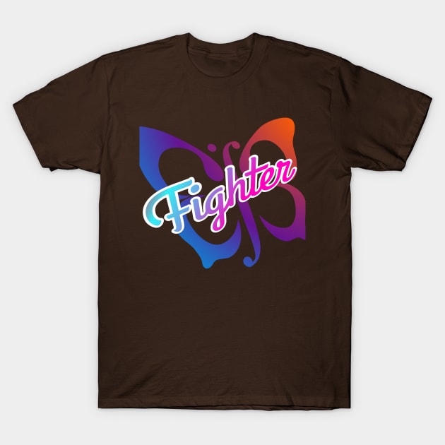 Fighter Butterfly T-Shirt by Courtney's Creations